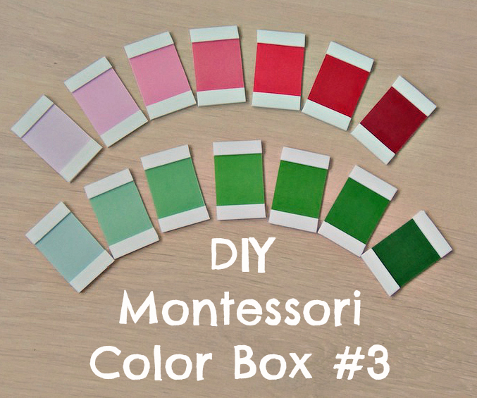DIY Montessori Color Box #3 - Montessori Inspiration at Home
